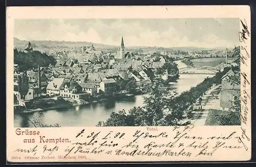 AK Kempten / Allgäu, Totalansicht