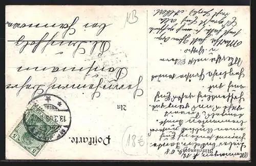 AK Meiningen, Brand des Hoftheaters 5.3.1908