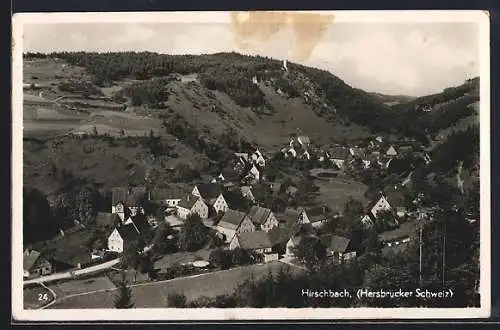 AK Hirschbach /Hersbrucker Schweiz, Gesamtansicht der Ortschaft