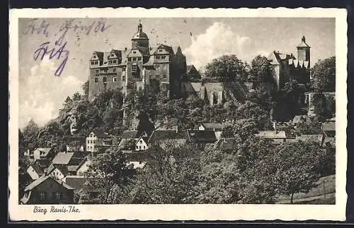 AK Ranis /Thür., Burg Ranis