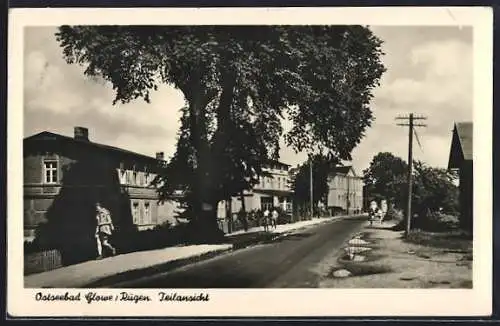 AK Glowe / Rügen, Partie in der Stadt