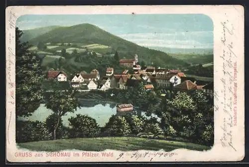 AK Schönau / Pfalz, Generalansicht
