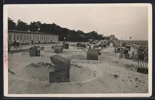 Foto-AK Arendsee / Ostseebad, Strandpartie