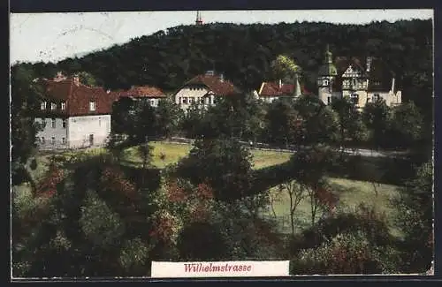 AK Bad Freienwalde a. O., Partie in der Wilhelmstrasse