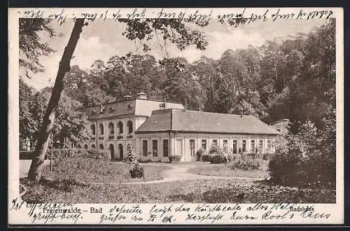 AK Freienwalde, Seitenansicht vom Bad
