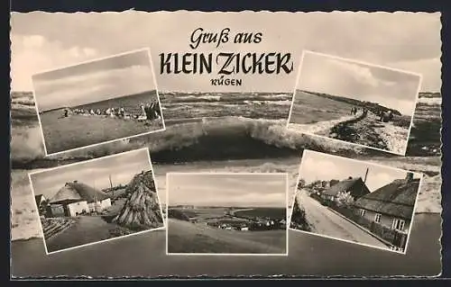 AK Klein Zicker /Rügen, Partien im Ort
