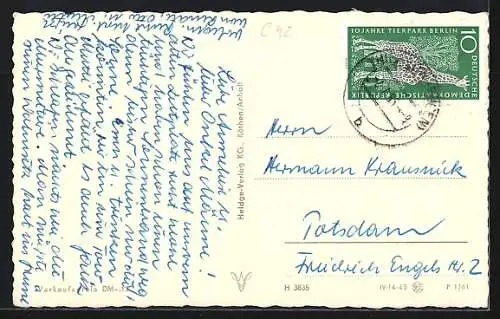 AK Klein Zicker /Rügen, Partien im Ort