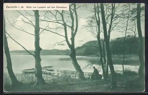 AK Zarrentin i. M., Blick von Lassahn auf den Schaalsee