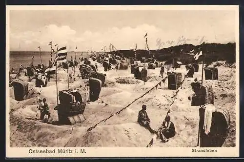 AK Müritz i. M., Badegäste am Strand