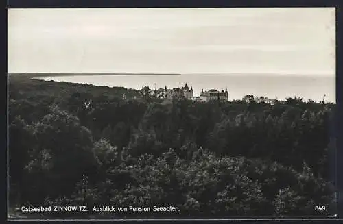 AK Zinnowitz, Ausblick von Pension Seeadler
