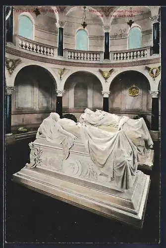 AK Potsdam, Mausoleum Kaiser Friedrichs und seiner Gemahlin im Schloss Sanssouci