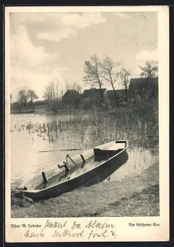 AK Köthen /Mark, Uferpartie am Köthener See