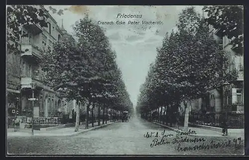 AK Berlin-Friedenau, Cranachstrasse Ecke Peter Vischerstrasse