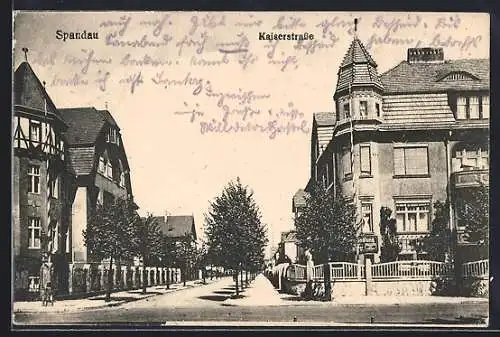 AK Berlin-Spandau, Partie in der Kaiserstrasse