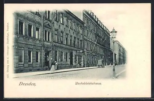 AK Dresden, Geschäfte in der Wachsbleichstrasse