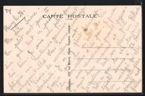 AK Plancy, Terrasse du Château