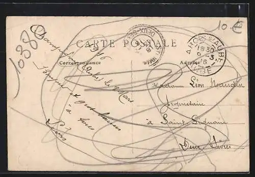 AK Plancy, Le Château, Vue du Parterre