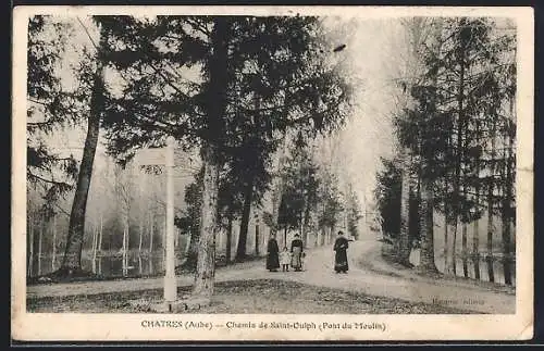 AK Châtres, Chemin de Saint-Oulph, Pont du Moulin