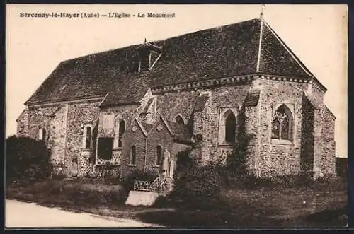 AK Bercenay-le-Hayer, L`Église, Le Monument