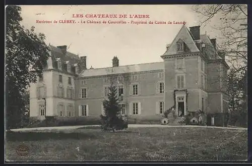 AK Courcelles, Le Château de Courcelles, Propriété du Comte de Launay