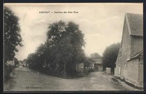 AK Fresnay, Jonction des deux Rues