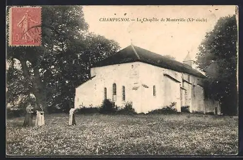 AK Champignol, La Chapelle de Montereille, XIe siècle