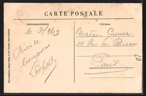 AK Pont-sur-Seine, Vue sur la Seine et l`Abattoir
