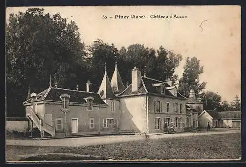 AK Piney, Château d`Auzon avec architecture pittoresque