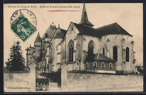 AK Mailly-le-Camp, Église de Trouan-le-Grand, XIIIe siècle