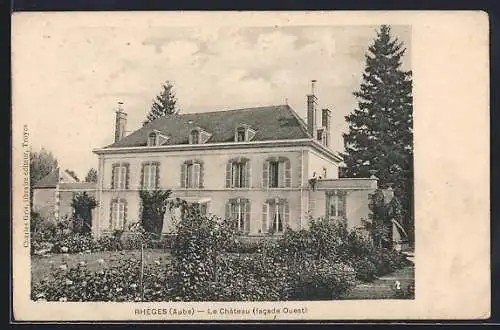 AK Rhèges, Le Château, facade Ouest