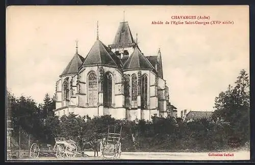 AK Chavanges, Abside de l`Église Saint-Georges, XVIe siècle