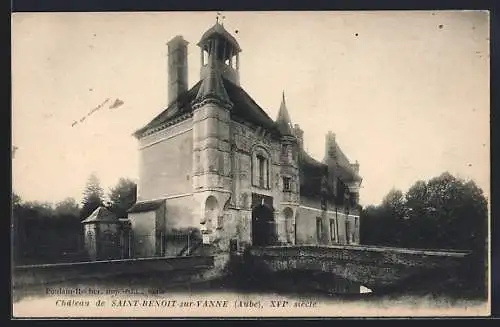 AK Saint-Benoît-sur-Vanne, Château du XIVe siècle
