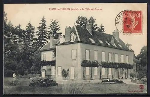 AK Rigny-le-Ferron, La Villa des Sapins