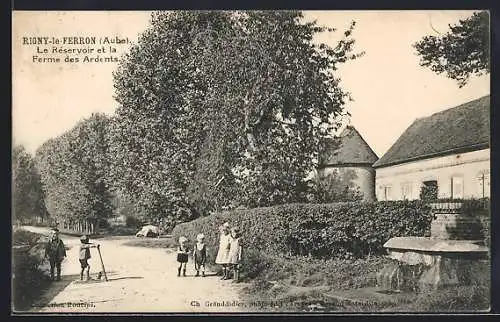 AK Rigny-le-Ferron, Le Réservoir et la Ferme des Ardents