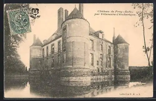 AK Pouy, Château de Pouy par Villeneuve-l`Archevêque
