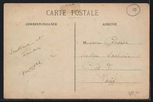 AK Aix-en-Othe, Panorama, côté Nord-Est, pris du clocher