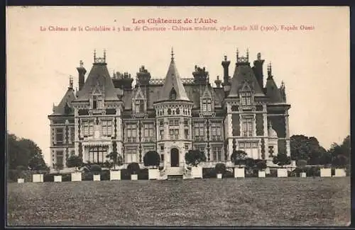 AK Chaource, Le Château de la Cordelière, style Louis XII, facade ouest