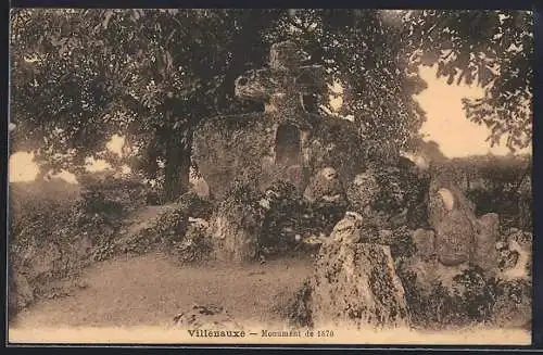 AK Villenauxe, Monument de 1870