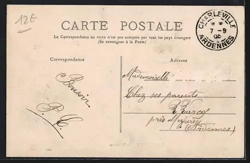 AK Hampigny, L`Église et rue adjacente