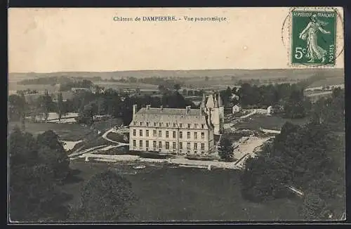 AK Dampierre, Vue panoramique du Château de Dampierre