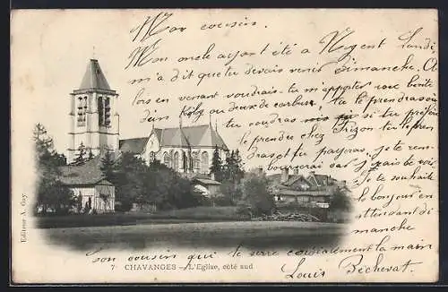 AK Chavanges, L`Église, côté sud