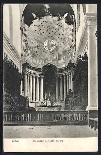 AK Oliva, Hochaltar der katholischen Kirche