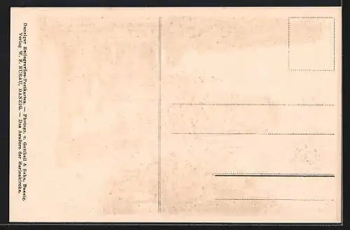 AK Danzig / Gdansk, Marienkirche von Nordwest