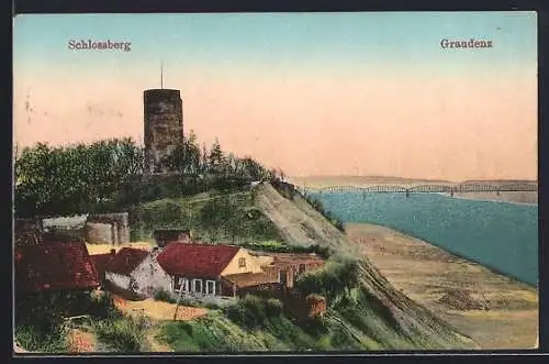 AK Graudenz / Grudziadz, Schlossberg