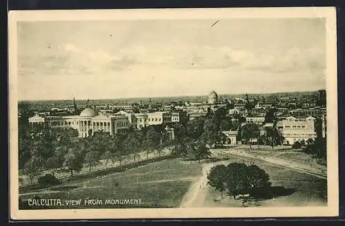 AK Calcutta, View from Monument