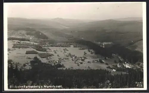 AK Wurzelsdorf, Blick vom Farrenberg