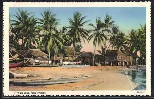 AK Nipa Houses auf den Philippinen