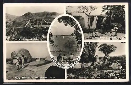 AK Fort Victoria /Southern Rhodesia, Zimbabwe Ruins, Founder`s Grave, Vumba Road