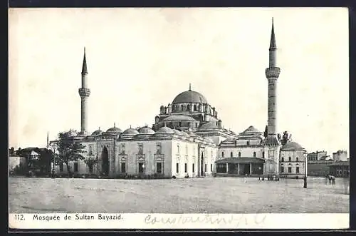 AK Constantinople, Mosquee de Sultan Bayazig