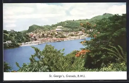 AK St. George`s, Ortsansicht mit Wasserpartie